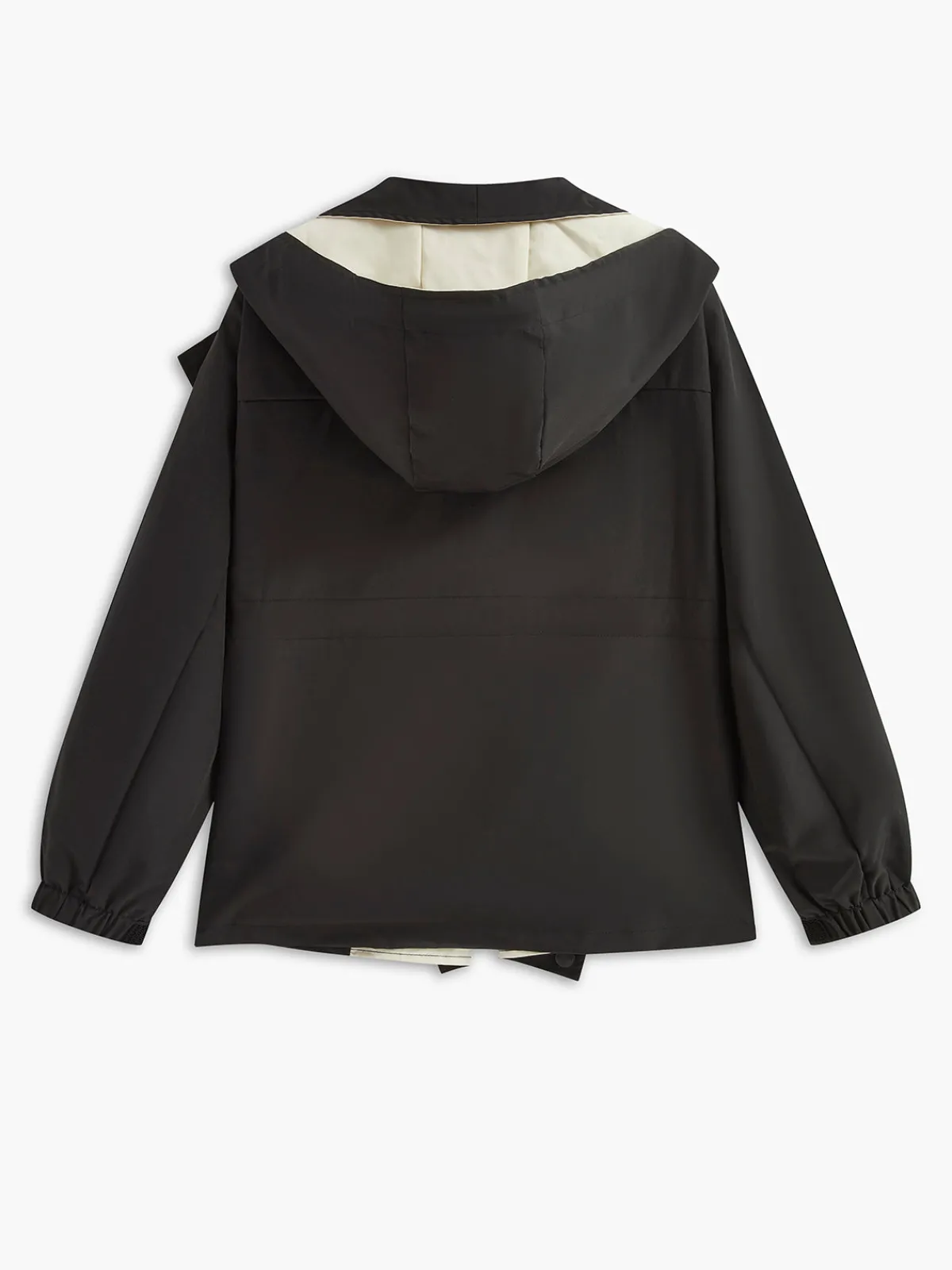 Sale 2 in 1 Color Block Jacket Outerwear|Tops