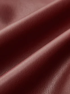 Hot A-Line Faux Leather Mini Skirt Skirts|Bottoms
