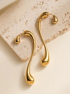New Asymmetrical Water Drop Earrings Earrings|Accessories