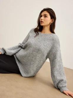 Outlet Backless Bow Shift Sweater Sweater Tops|Sweaters & Cardigans