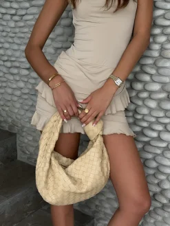 Backless Cap Sleeve Ruffle Dress Casual Dresses|Cocktail & Party Dresses