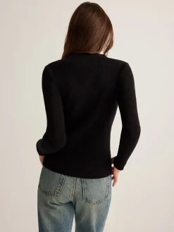 Hot Button Down Skinny Knit Top Sweater Tops|Sweaters & Cardigans