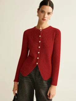 Best Button Down Split Cardigan Cardigans|Sweaters & Cardigans