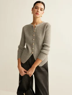 Best Button Down Split Cardigan Cardigans|Sweaters & Cardigans