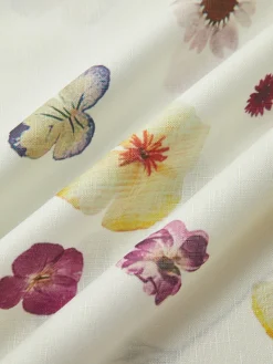 Button Print Straight Skirt Skirts|Bottoms