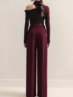 Outlet Cold-Shoulder Twist Slim T-Shirt T-shirts|Matching Sets
