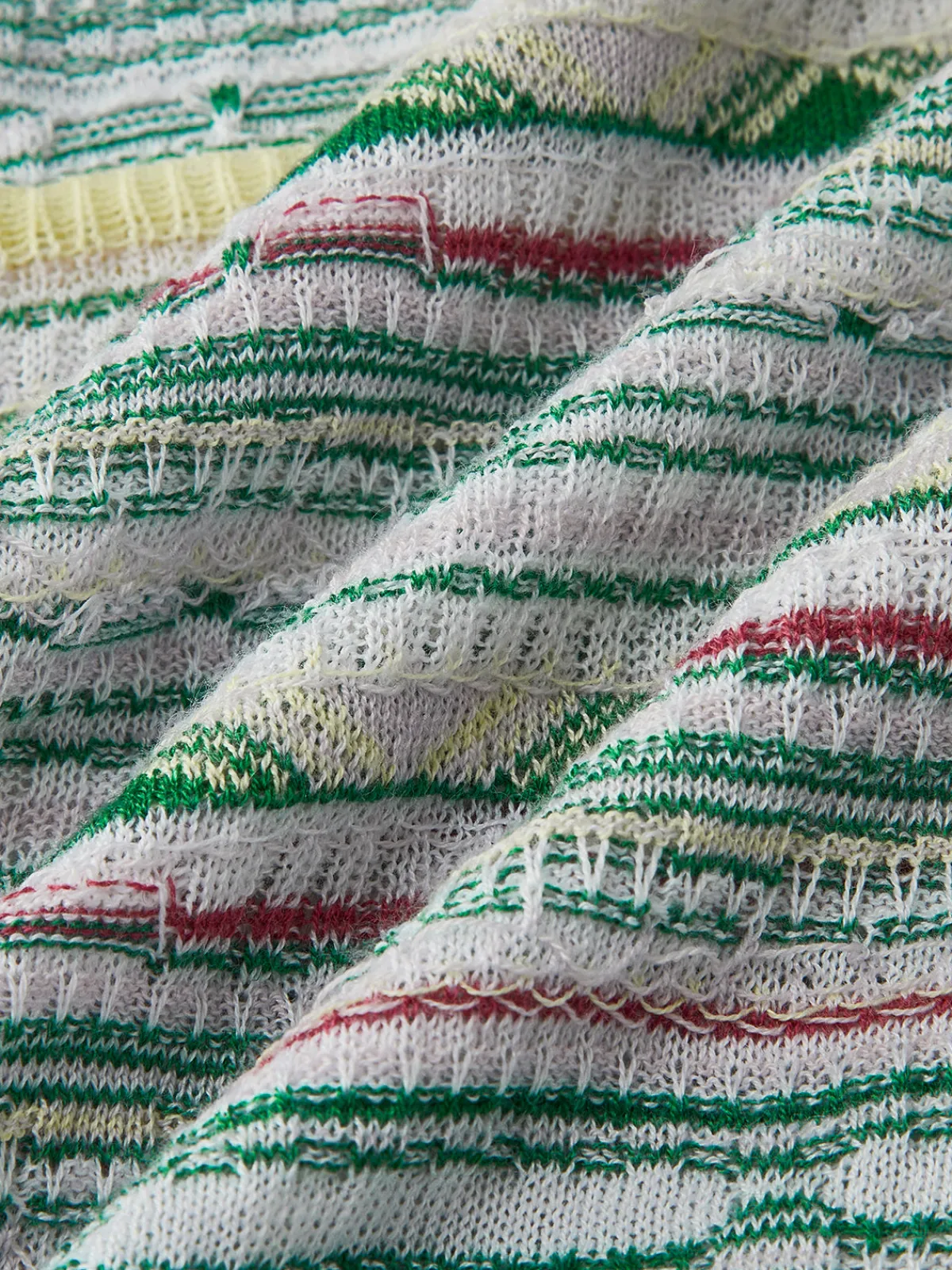 Colorful Striped Breasted Knit Cardigan Cardigans|Sweaters & Cardigans