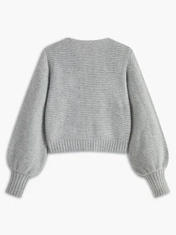 Online Crew Neck Bow Knit Top Sweater Tops|Sweaters & Cardigans
