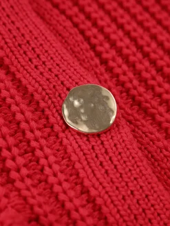 Discount Crochet Button-Front Sweater Vest Sweater Vests|Sweaters & Cardigans