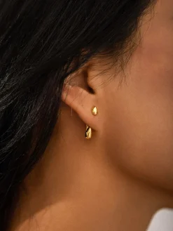 Online Double Water Drop Stud Earrings Earrings|Accessories