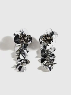 Clearance Elegant Floral Tassel Earrings Earrings|Accessories