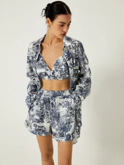 New Floral Print Three Piece Shorts Set Shorts Sets|Shorts