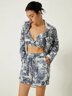 New Floral Print Three Piece Shorts Set Shorts Sets|Shorts