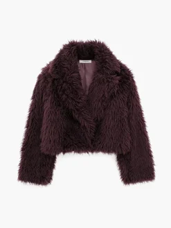 Hot Fuzzy Faux Fur Short Coat Outerwear|Coats