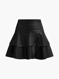 Discount High-Waist Corset Ruffle Skirt Skirts|Bottoms