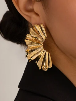 New Irregular Leave Drop Earrings Earrings|Accessories