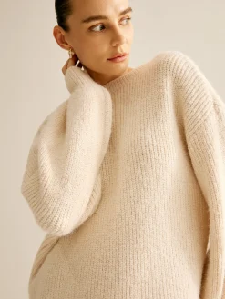 Outlet Lace Up Backless Oversize Sweater Sweater Tops|Sweaters & Cardigans