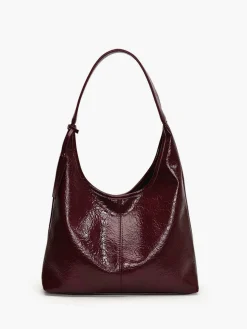 Online Leisure Button Clasp Hobo Bag Bags|Accessories