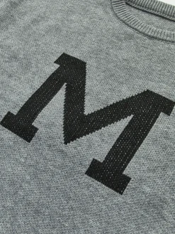 New Letter Printed Loose Sweater Sweater Tops|Sweaters & Cardigans