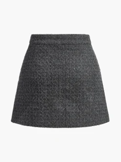 Outlet Metal Bow Denim Mini Skirt Skirts|Denim