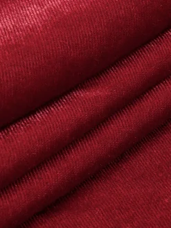 Mock Neck Knotted Velvet Dress Cocktail & Party Dresses|Long Dresses
