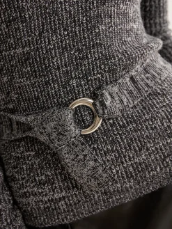 Hot Off-Shoulder Belted Sweater Sweater Tops|Sweaters & Cardigans