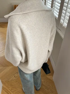 Online Oversized Open Collar Cardigan Cardigans|Sweaters & Cardigans