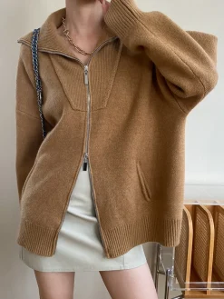 Online Oversized Open Collar Cardigan Cardigans|Sweaters & Cardigans