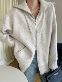 Outlet Oversized Open Collar Cardigan Cardigans|Sweaters & Cardigans