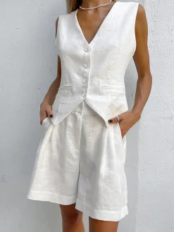 New Paros Cover Up Two Piece Shorts Set Shorts Sets|Shorts