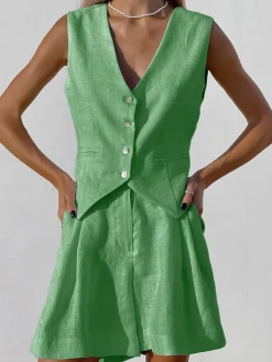 Online Paros Cover Up Two Piece Shorts Set Shorts Sets|Shorts