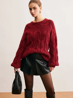 Best Plain Draped Pullover Sweater Sweater Tops|Sweaters & Cardigans
