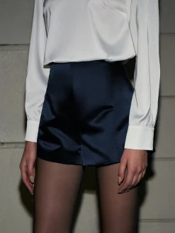 Clearance Plain Satin Shorts Shorts|Matching Sets