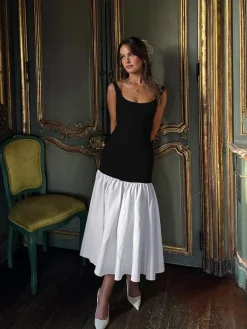 Ruffle Long Cami Sundress Casual Dresses|Summer Dresses