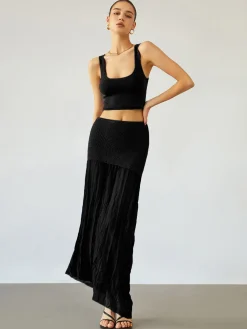 Outlet Sea Breeze Crop Knit Top Sweater Tops|Sweaters & Cardigans