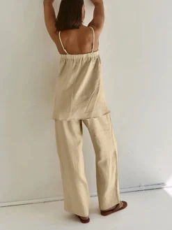 New Solid Casual Pants Set Pants Sets|Matching Sets