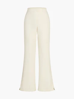 New Solid Tube Top With Wide Leg Pants Set Pants Sets|Wide Leg