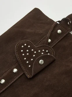 Discount Studded Clasp Button Shoulder Bag Bags|Accessories