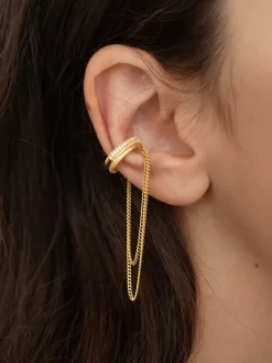 Hot Tassel Single Ear Bone Clip Earrings|Accessories