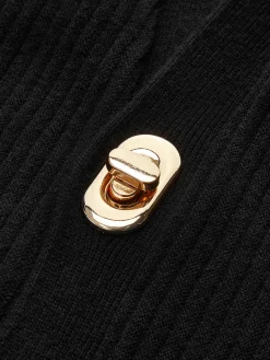 Discount Turn Lock Wave-Sleeve Cardigan Cardigans|Sweaters & Cardigans
