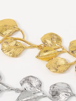 Vintage Alloy Leaf Design Necklace Necklaces|Accessories