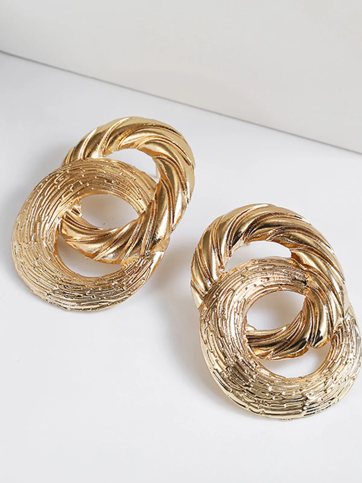 Online Vintage Cross Circular Drop Earrings Earrings|Accessories