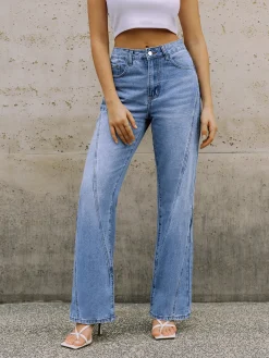 New Vintage Denim Straight Leg Pants Jeans|Pants