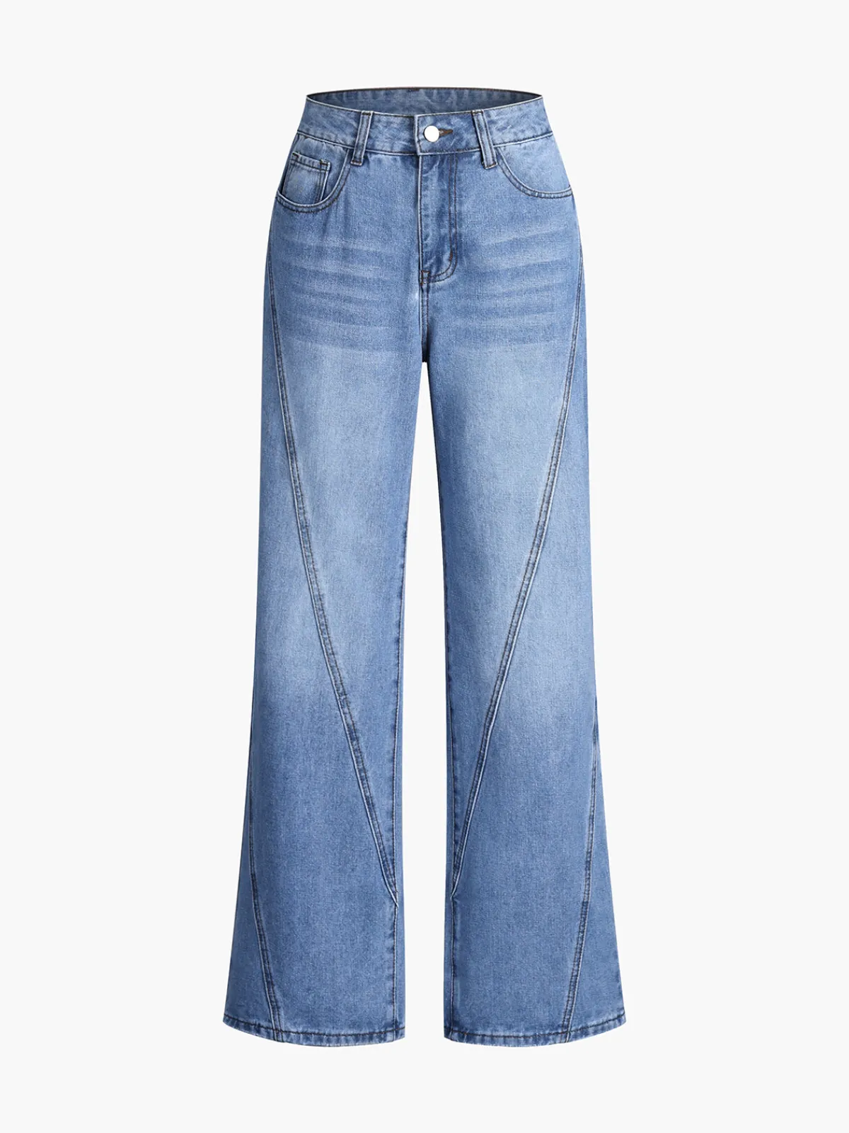 New Vintage Denim Straight Leg Pants Jeans|Pants