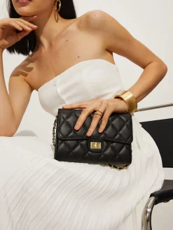 Online Vintage Quilted Clutch Bag Bags|Accessories