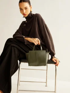 Sale Vintage Two Way Zipper Handbag Bags|Accessories