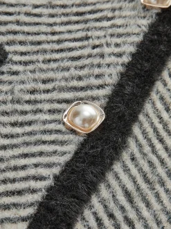 Best Vintage V-Neck Metal Button Sweater Vest Sweater Vests|Sweaters & Cardigans